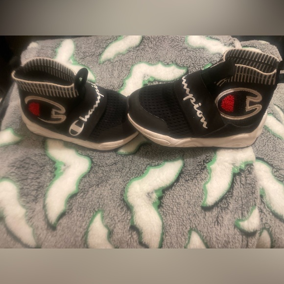 Champion toddler Rally Pro shoes Black/sideline Red - Picture 1 of 6